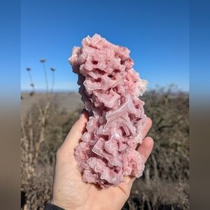 Pink Halite Salt Crystal Cluster Handpicked Quality Trona, CA Mineral